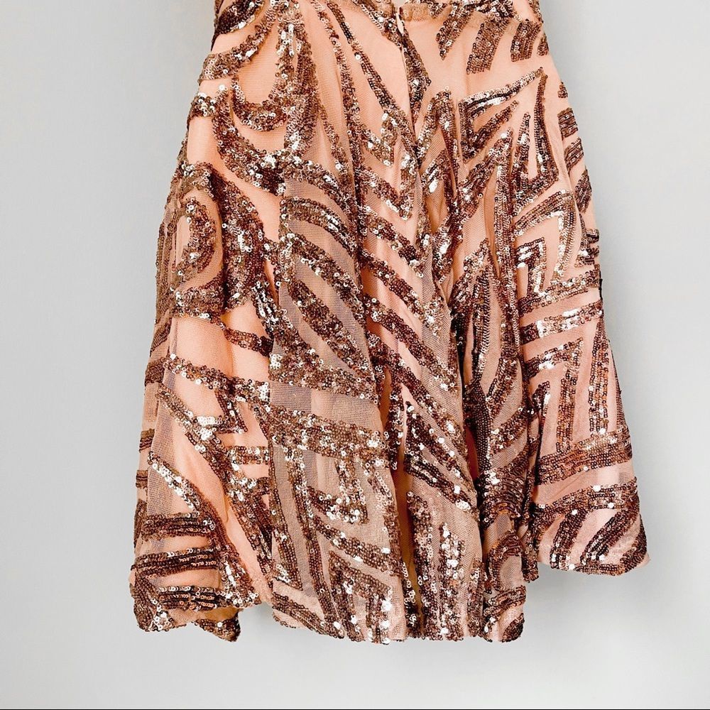 🔸 Beautiful Sparkly Sequin A Line Dress - Picture 8 of 10